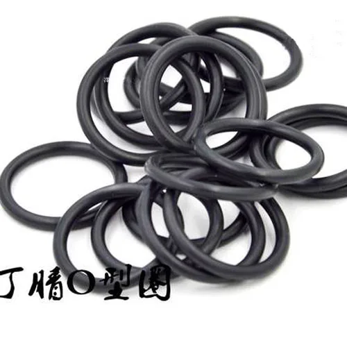 

5pcs 2.65mm wire diameter black silicone O-ring 106mm-136mm Inner diameter waterproof insulation rubber band abrasion resis