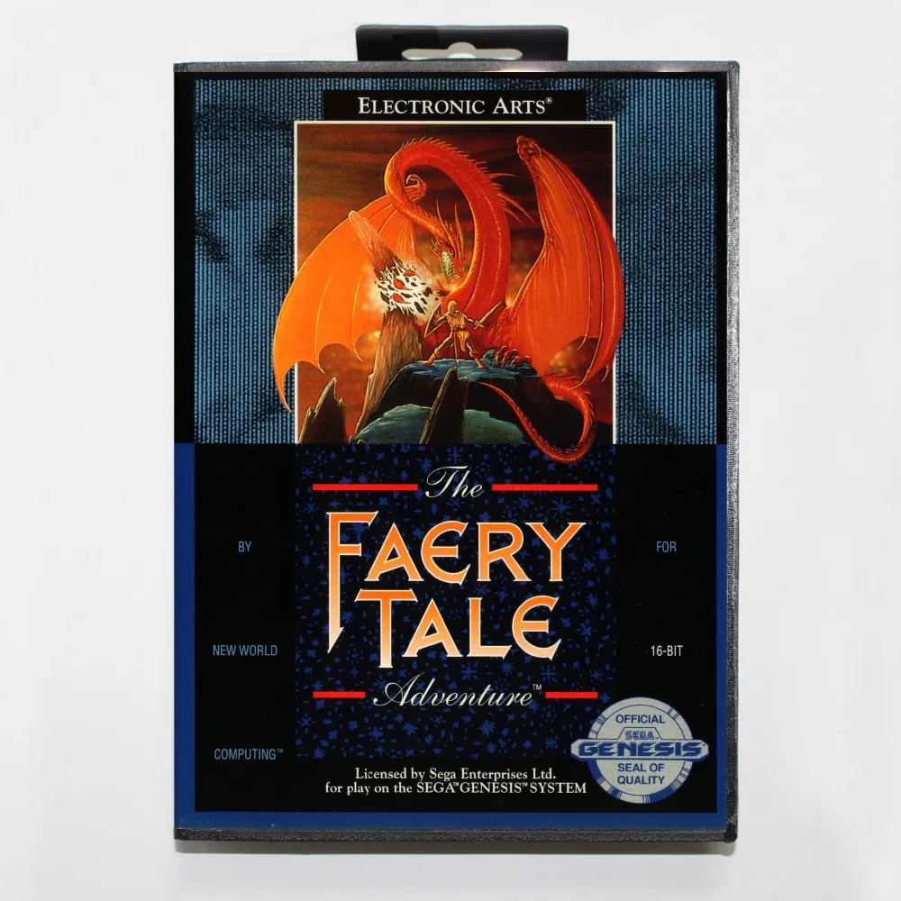 Игровой картридж Sega MD 16 бит в розничной коробке игровая карта Faery Tale Adventure для