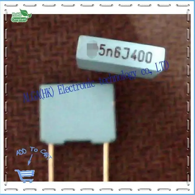 

0.0056 uf membrane capacit 5 n6 562 5% 5600 pf / 400 v 7.5 mm