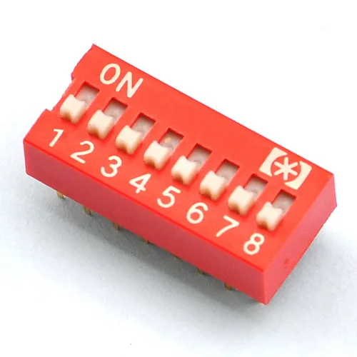 

( 100 pcs/lot ) 8 Way DIP Switch, 8 Position 16 pin PCB Mountable