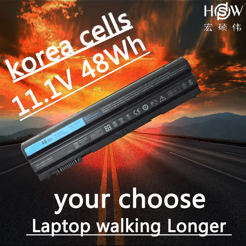 HSW батарея для DeLL Latitude E5420 E5430 E5520 E5530 E6120 E6420 E6430 E6520 E6530 Vostro 3460 3560 bateria|Аккумуляторы
