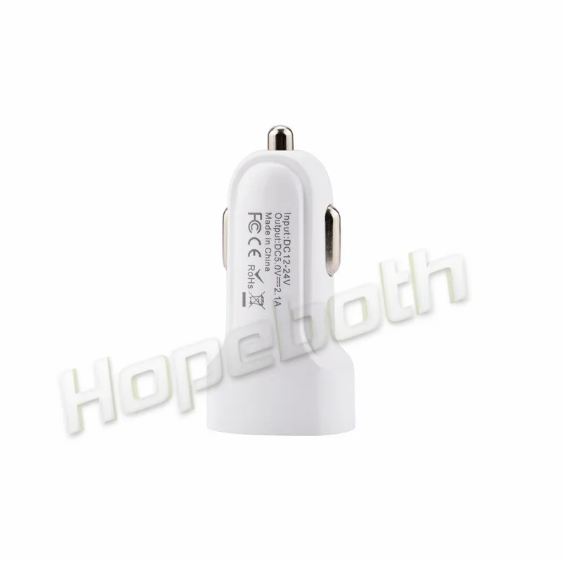 Hopeboth мобильное зарядное устройство USB Автомобильное зарядное устройство 2A двойной USB прикуриватель для samsung и orther смартфон универсальное автомобильное зарядное устройство