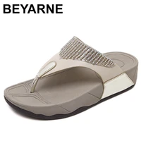 beyarnesummer shoes woman crystal ladies sandals luxurysandals flatplatform outdoor holiday slides women slippers beachflip flop