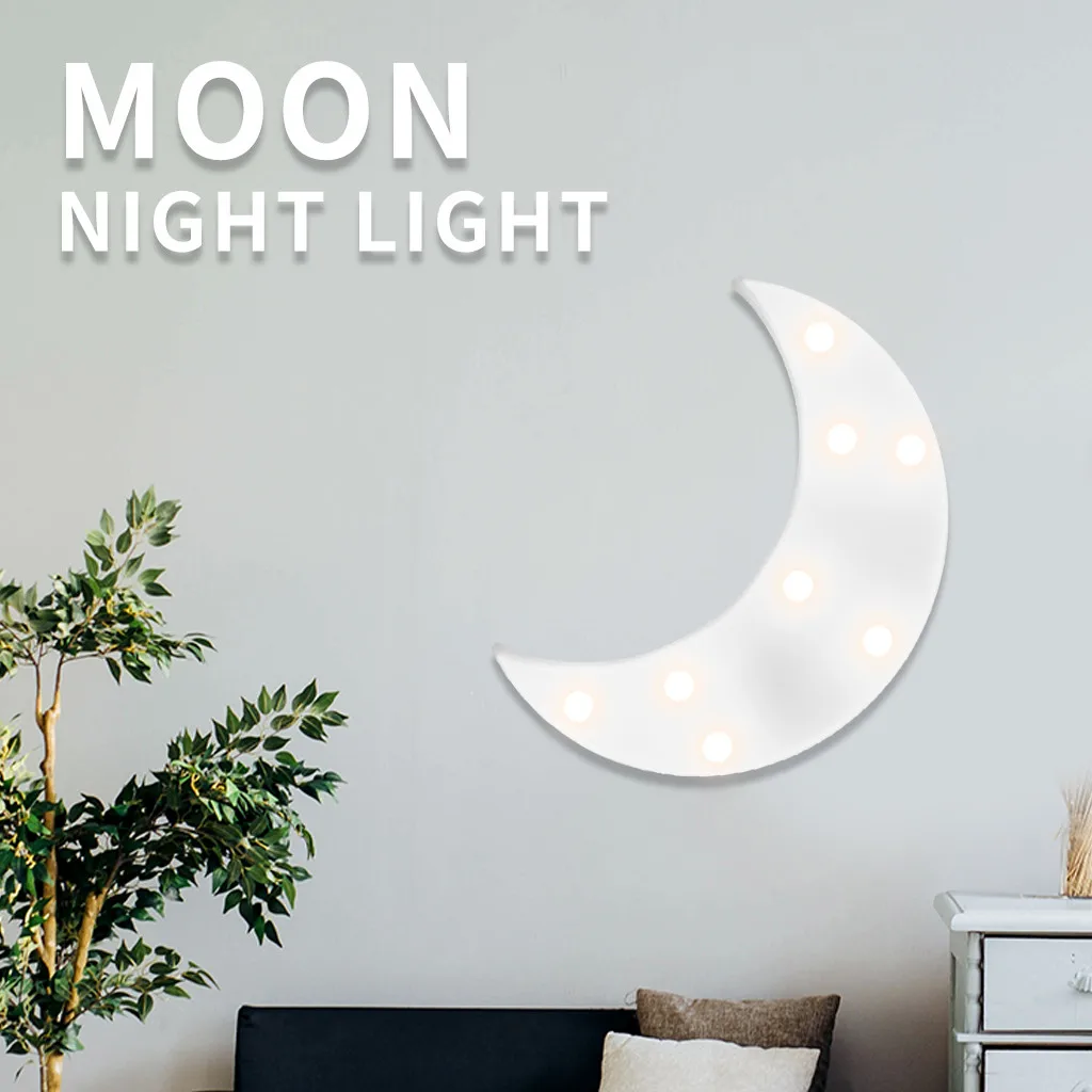 Ночник счастливый декоративный светодиодный лунный ночник вечеринка по случаю