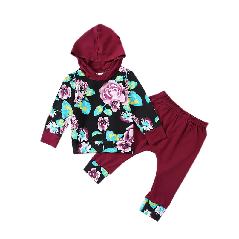 Новинка 2018 года осенний комплект одежды для маленьких мальчиков и девочек 2