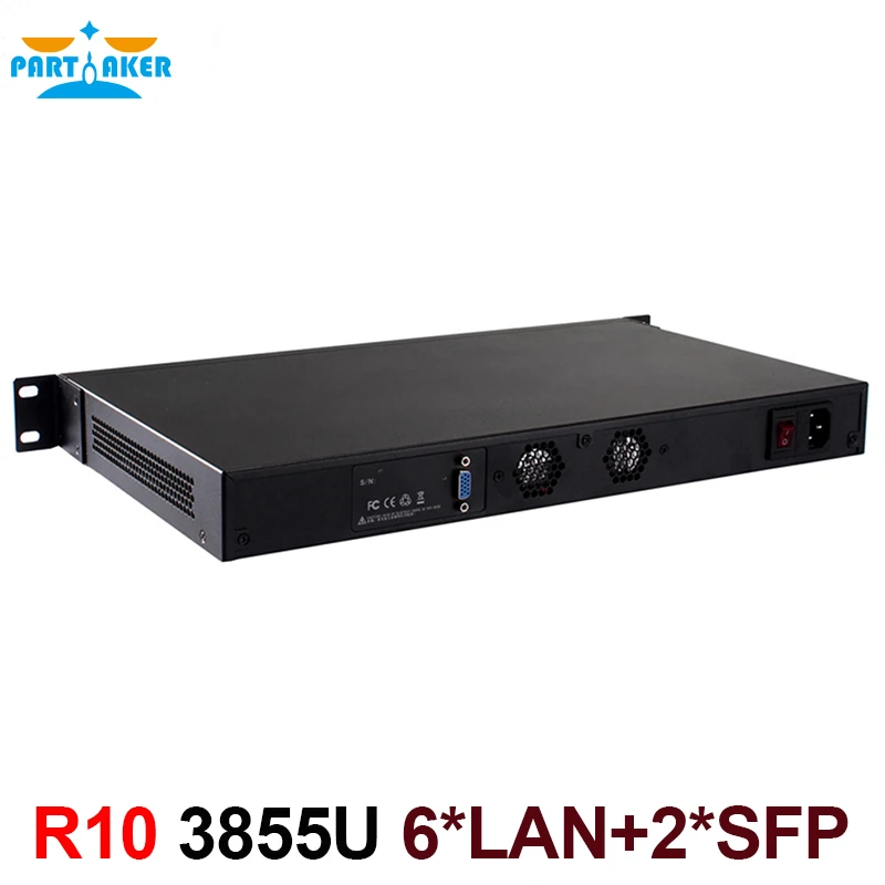 1U чехол брандмауэр прибор сервер маршрутизатор с четырехъядерный процессор Intel