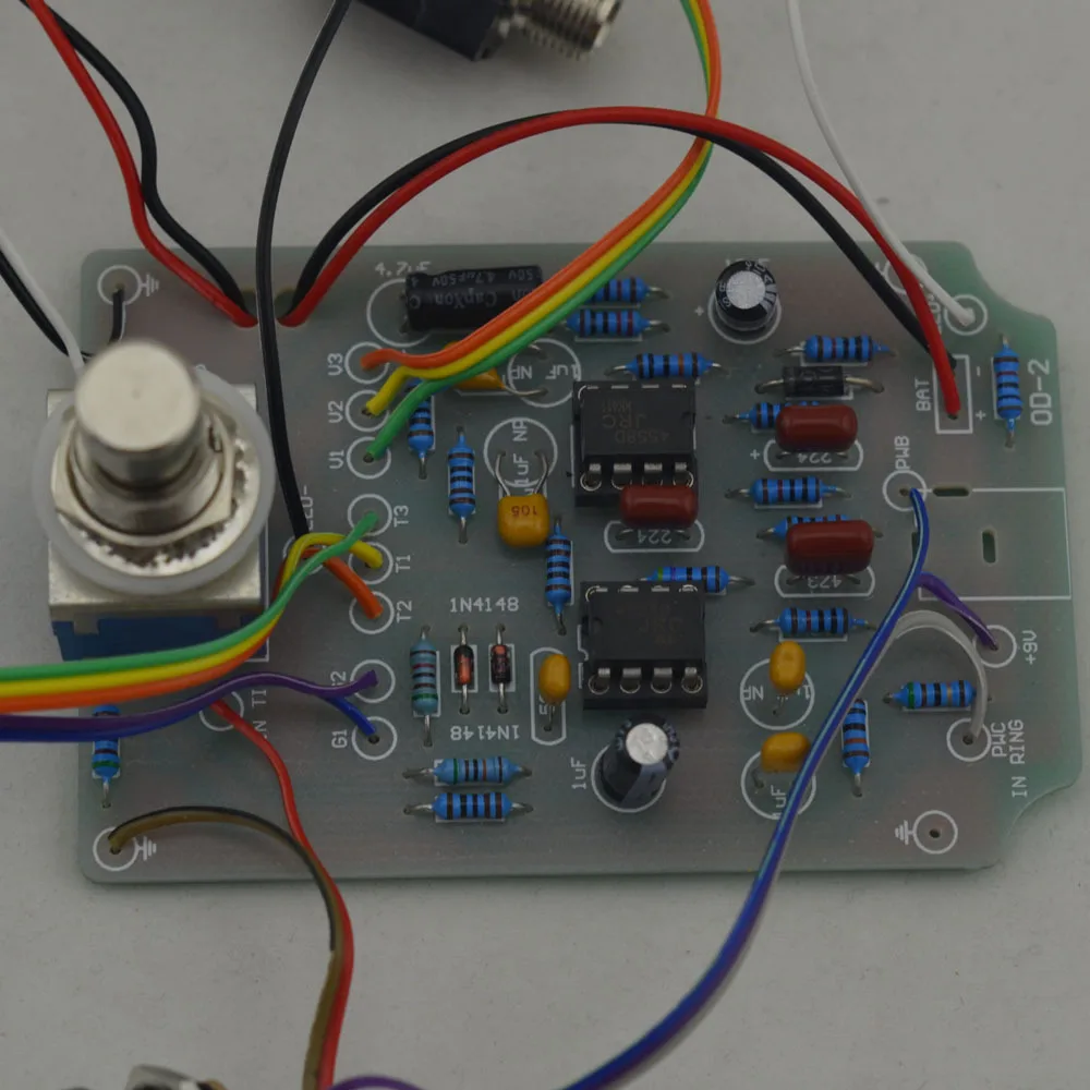 DIY педаль для гитарного эффекта овердрайв с 1590B истинным Bypass OD2 наборы W | Спорт и