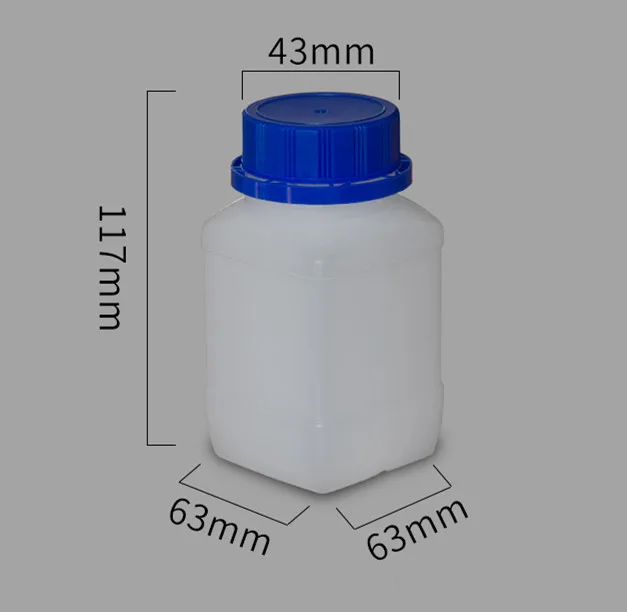 250ML Translucent 250 мл, 500 мл, 1000 мл HDPE пластиковая бутылка для хранения с широким горлышком с защитной крышкой для вскрытия пищевой материал - Цвет: 250ML Translucent