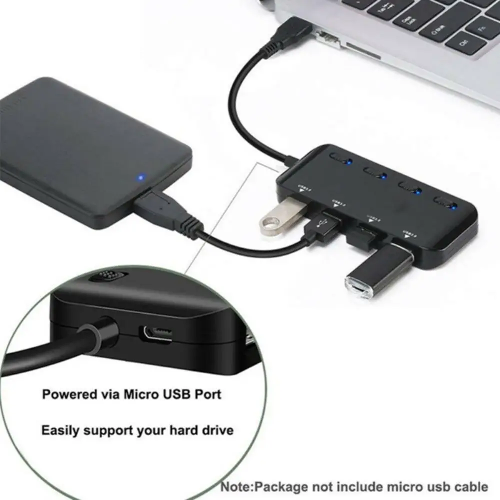 4 порта USB C HUB 3 0 Type c|USB-хабы| |
