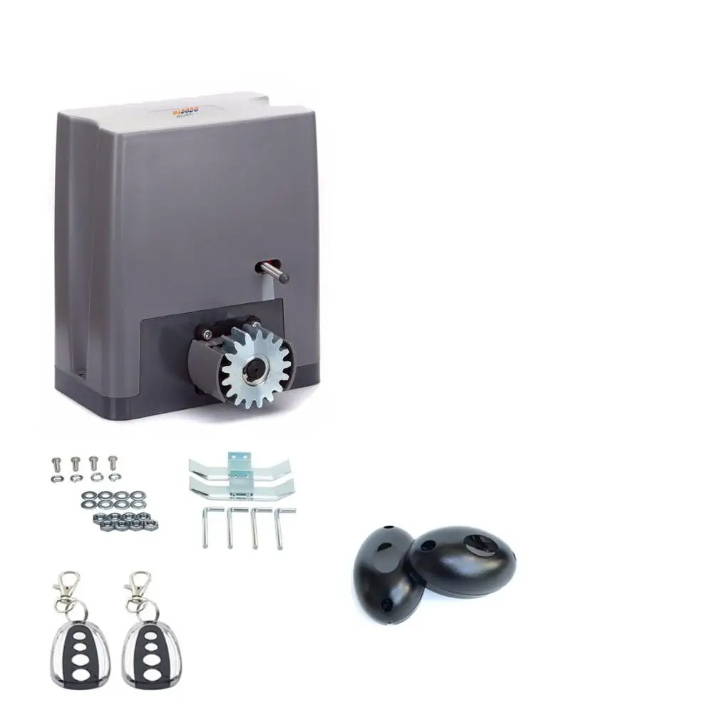 Kit 3 AC220V 800 кг Автоматический раздвижной ворот Открыватель двери операторский Мотор привод ближе наборы с GSM беспроводное устройство для открывания ворот для домашней безопасности - Цвет: Kit 3