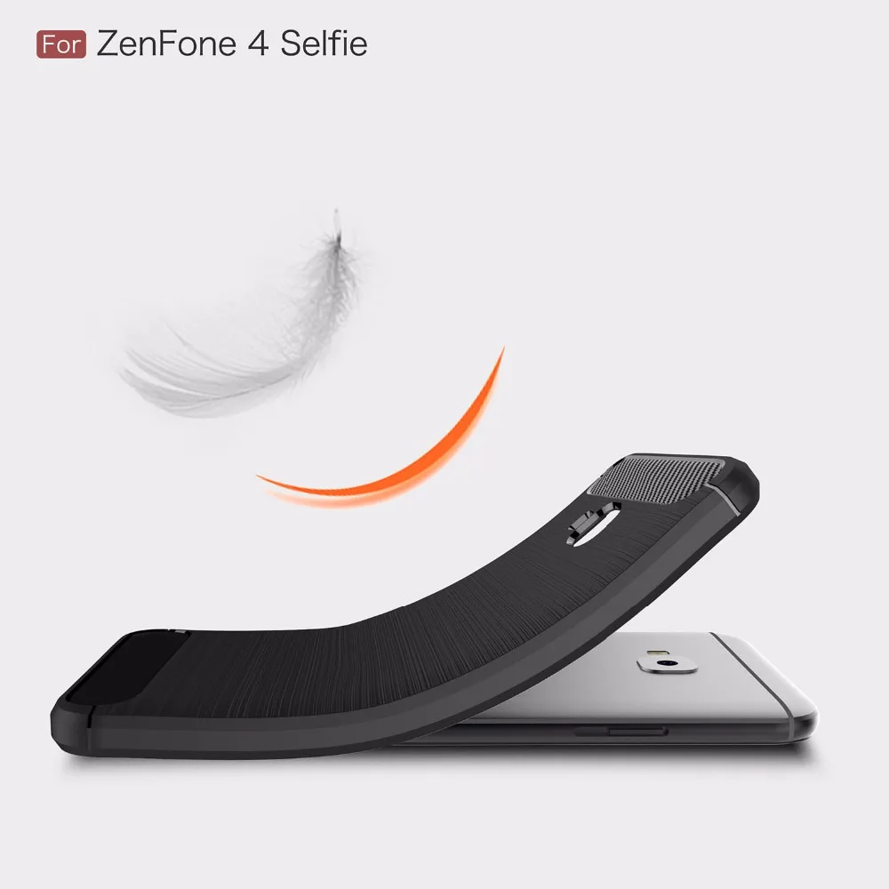 Матовый Мягкий силиконовый чехол из ТПУ для Asus Zenfone 4 Selfie Pro кожаный с зернистой