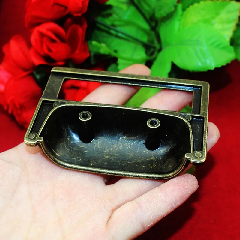 81 мм антикварные ручки для мебели большая визитная карточка коробка ручка ярлык