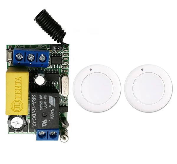 AC220V 1CH 10A RF беспроводной переключатель системы дистанционного управления