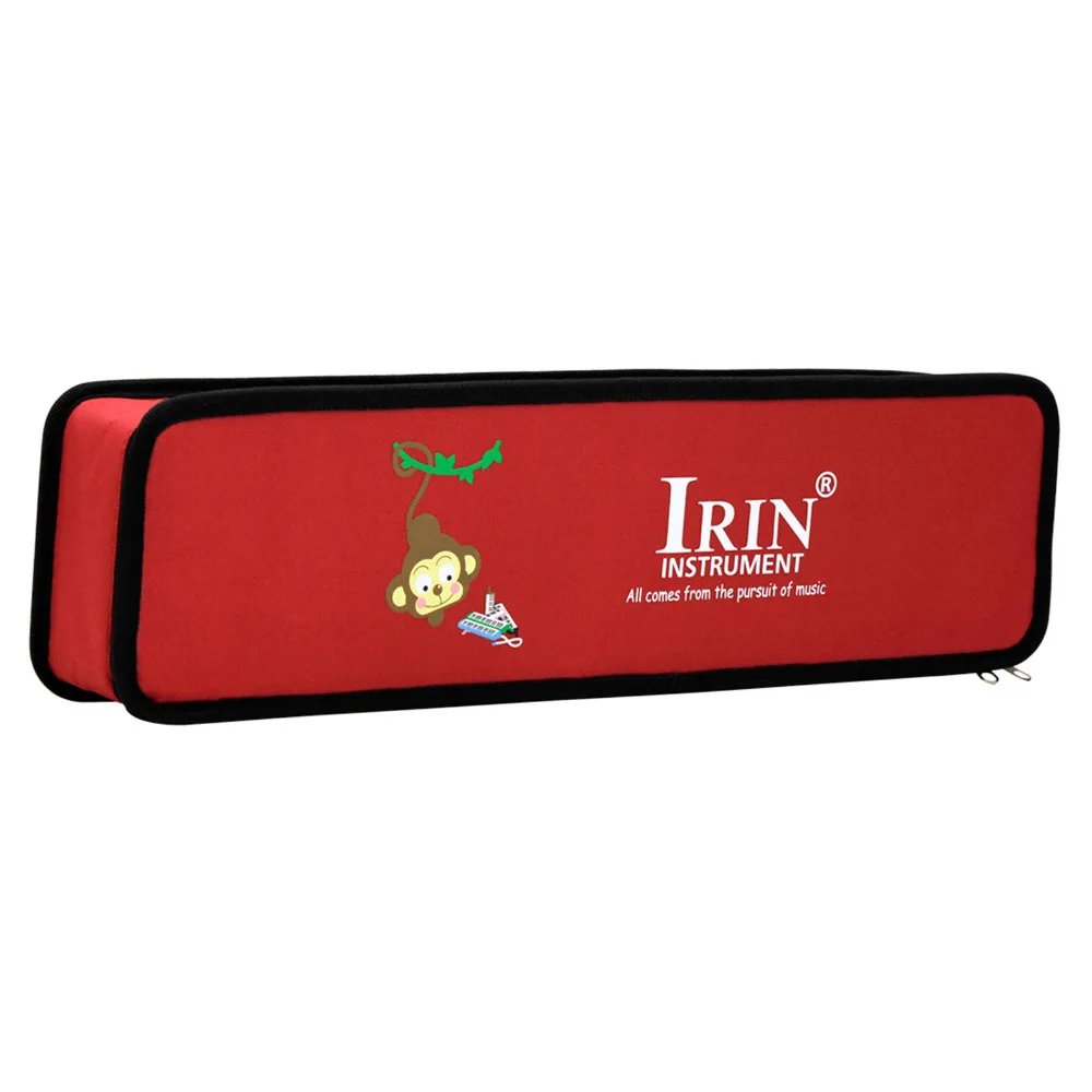 Цветные клавиши 37-дюймового пианино мелодика с твердым чехлом для хранения