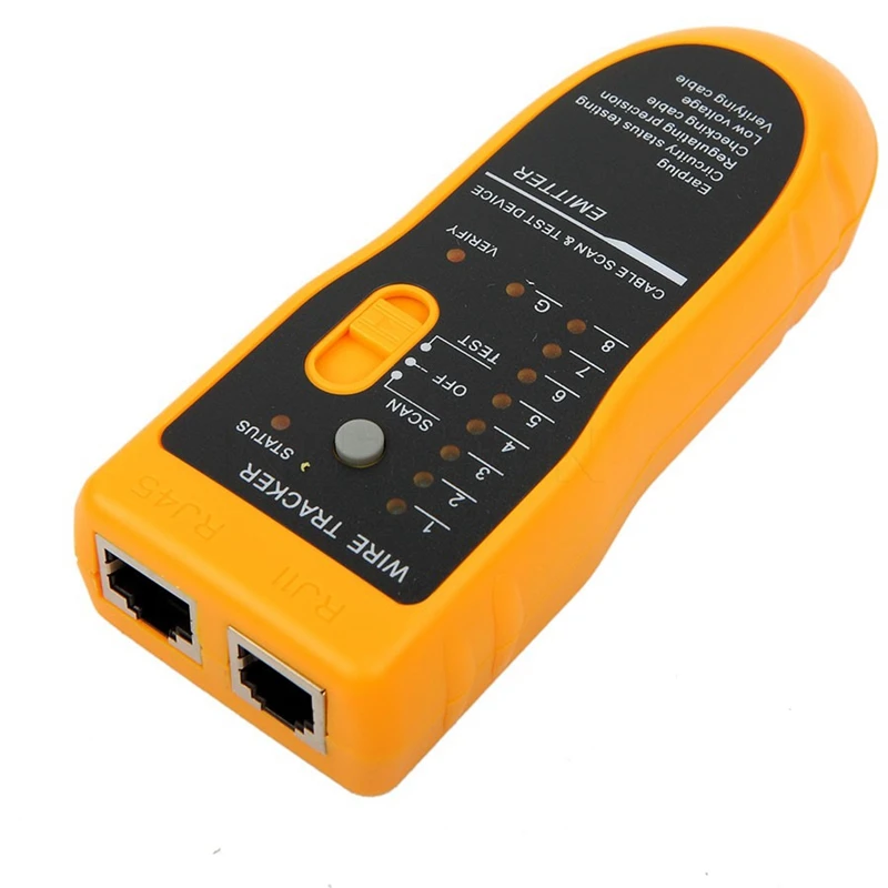 Кабельный тестер BEESCLOVER jw360 LAN кабельный Cat5 Cat6 RJ45 UTP STP Line Finder телефонный трекер