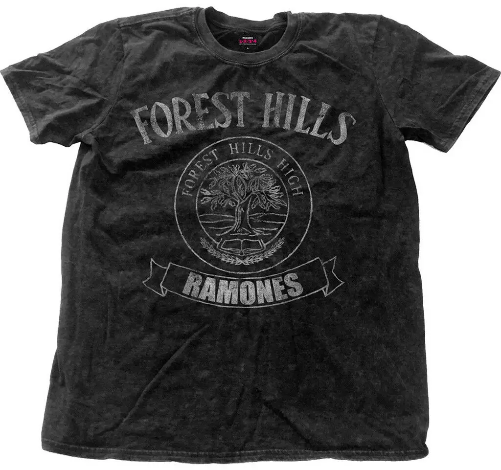 Ramones &quotЛесные холмы Vintage' Снежная Футболка новая и официальная! Новейшие