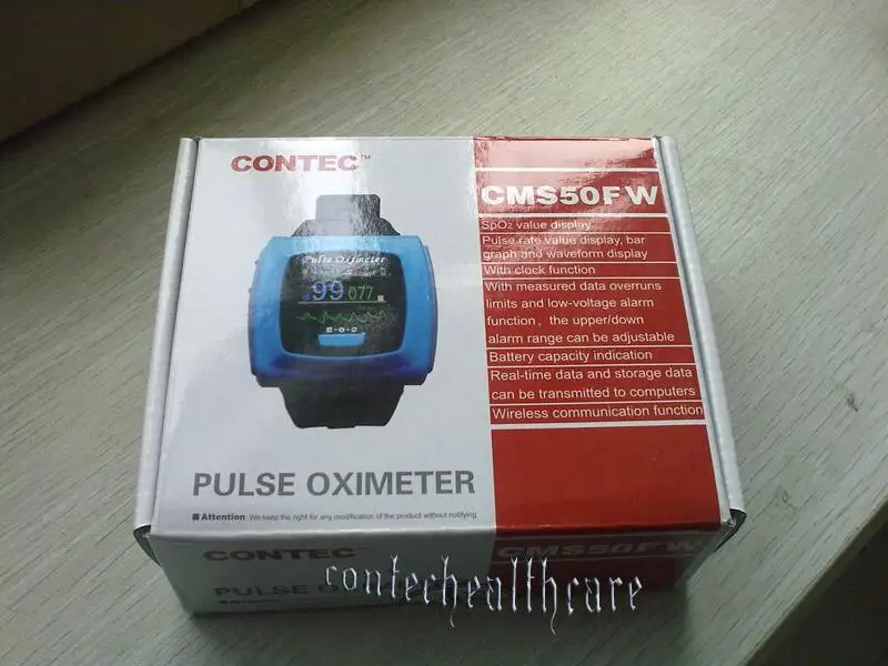 Пульсоксиметр Пальчиковый CONTEC CMS50FW SPO2 PR USB ПК программное обеспечение|finger pulse