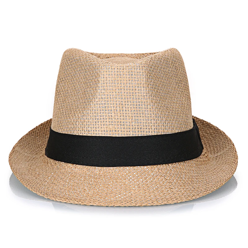 Шляпа шляпы шляпа мужская fedora шляпа черная мужские летние пляжные шляпа белье дышащая мужская соломенная шляпа мужская шляпа Федора fedora Панамы