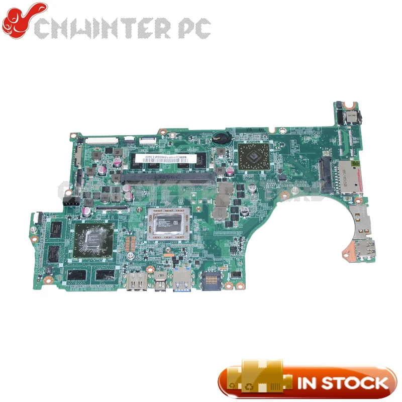 NOKOTION DA0ZRIMB8E0 REV E NBMCU11001 для Acer aspire материнская плата ноутбука и процессора DDR3 HD8750