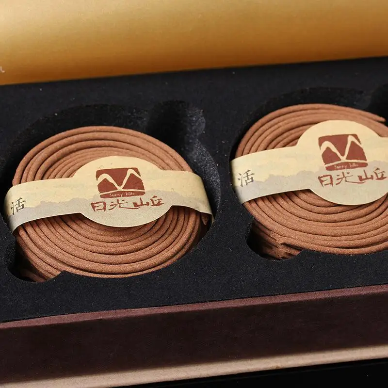 

Indoors Buddhist Mosquito Repellent 40PC/Box Natural Sandalwood Incense Home Fragrance Coil Incense Spice Antiseptic Refreshing