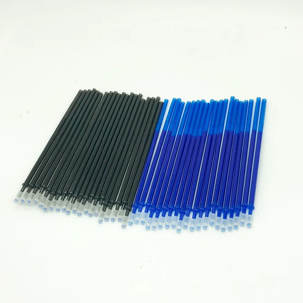 

20pcs/bag 0.5mm Blue/Black Office Gel Pen Erasable Refill Rod Magic Erasable Pen Refill Ink School Stationery Writing Tool