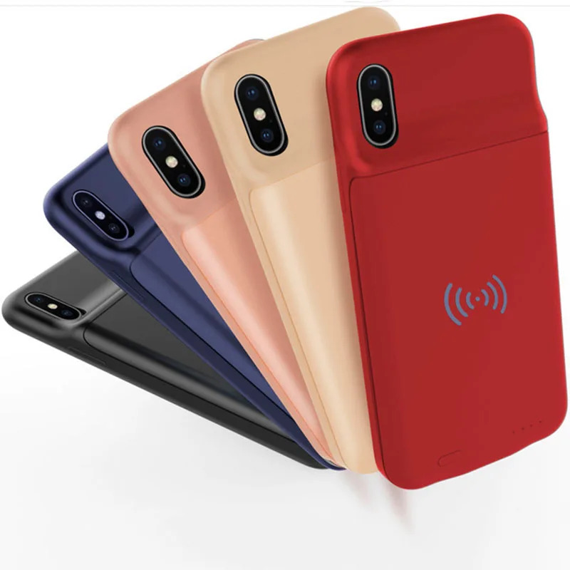 Для Iphone X чехол для зарядного устройства ультра тонкий мягкий универсальный