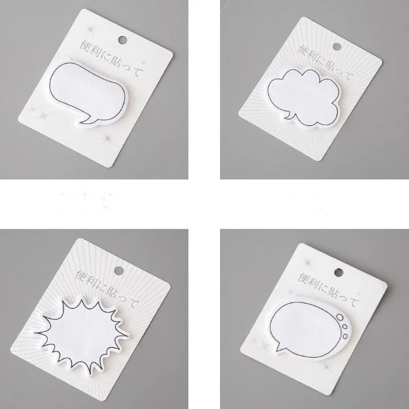 

Cute Sticky Note Planner Decoration Japanese Dialog Shape Message Note Post Note Book Student Office Stationery Kawaii Sticker