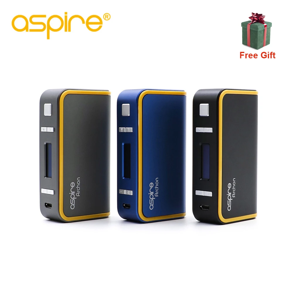 Бесплатный подарок Aspire Archon 150 Вт TC Mod питается от 2 шт 18650 батареи Особенности