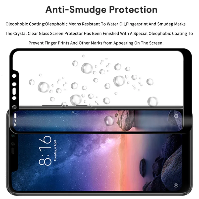 Защитное стекло 9H для Xiaomi Redmi Note 6 Pro 6Pro экрана 6A 6pro A6 pro6 стеклянная пленка|Защитные