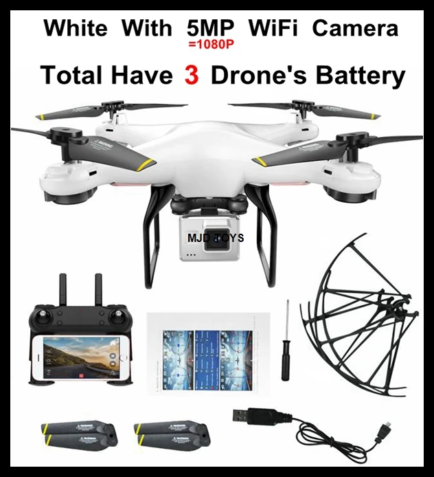 White 5mp cam 3b Обновление Дрон с камерой 720 P HD 0,3 Вт белый парение Helikopter VS SYMA X52 Дрон RC Дрон полный hd-камера Дрон Professional - Цвет: White 5mp cam 3b