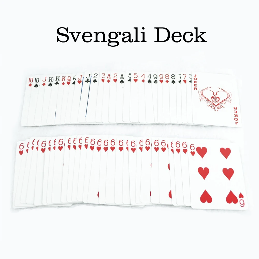 1 шт. Svengali Волшебная колода карт фокусы Magic Prop волшебный трюк|magic props|trick magicmagic tricks |