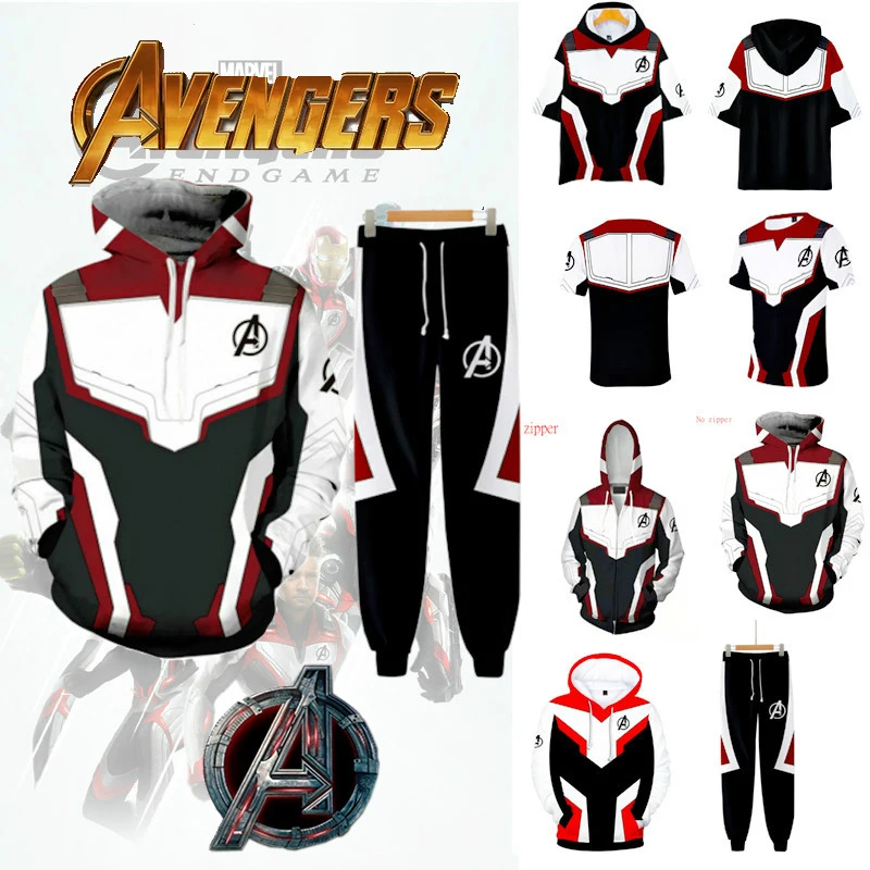 Marvel Мстители 4 класса квантовое Королевство костюм для косплея с капюшоном