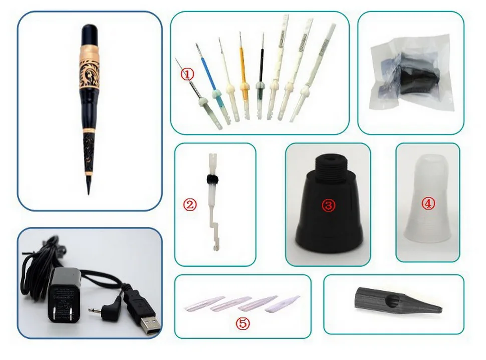 

100Pcs Independent Package 6F Dragon Tattoo Needles For Professional Permanent Makeup Taiwan Dragon Tattoo Machine