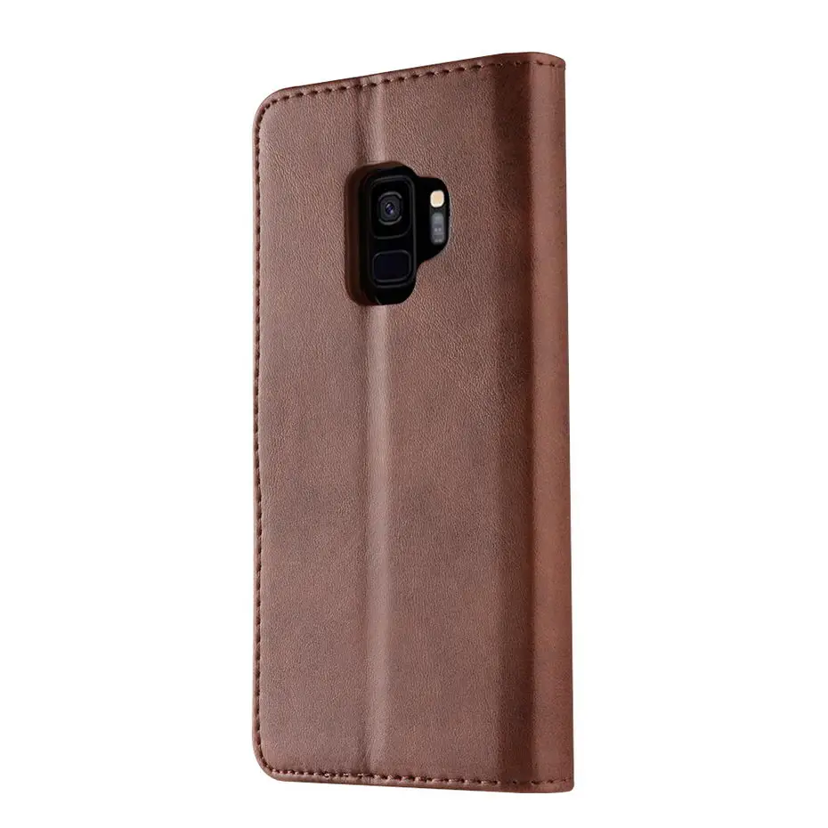 Откидной Чехол-кошелек с подставкой для Samsung Galaxy A6 A7 A8 A9 J4 J6 S6 S7 S8 S9 край S10 E Plus Note 9 A40 A30 A50 A70 A80 кожаный чехол