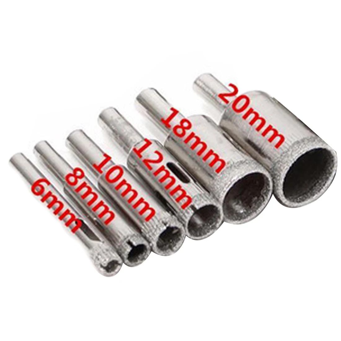 

6mm-20mm Diamond Coated Core Hole Saw Drill Bit Set Tools for Tiles Marble Glass Ceramic For Power Tools Accessories