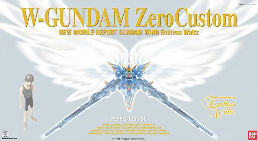 Bandai PG 1/60 Крыло Gundam Zero пользовательские модели мобильных костюмов наборы пластиковых моделей