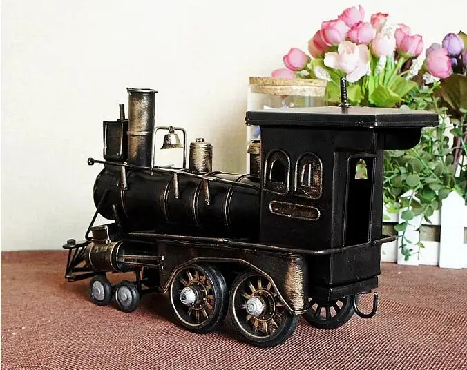Детские Классические игрушки в винтажном стиле модель металлического парового