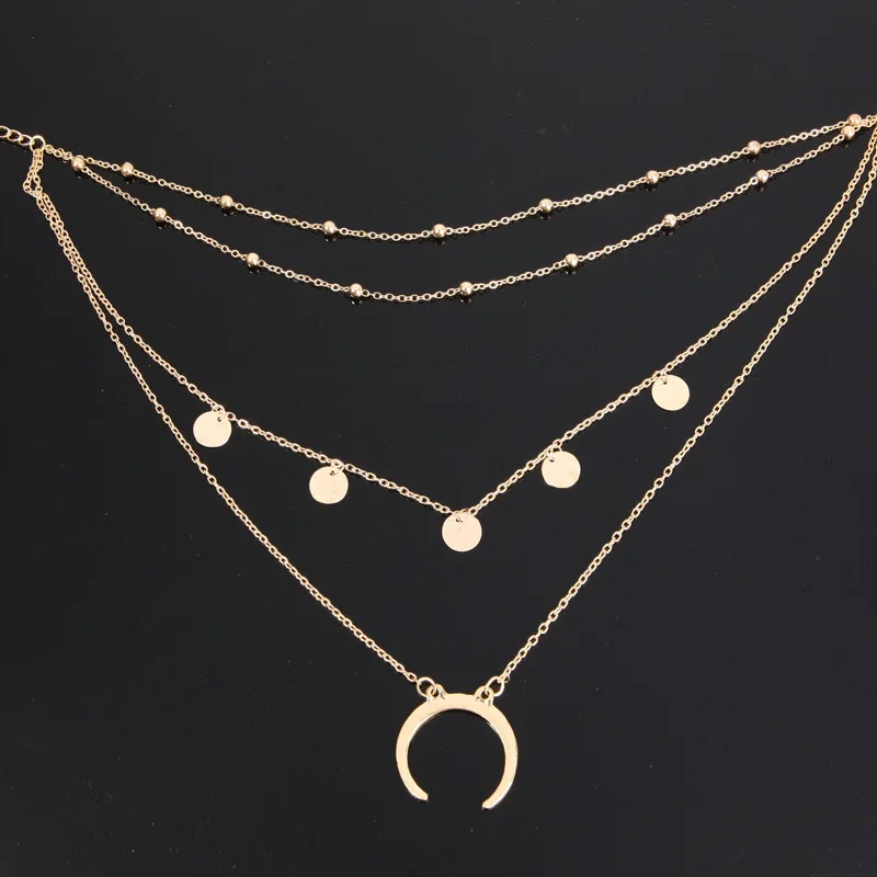 2021 Новое поступление хит продаж модные круглые бусы многослойное ожерелье в