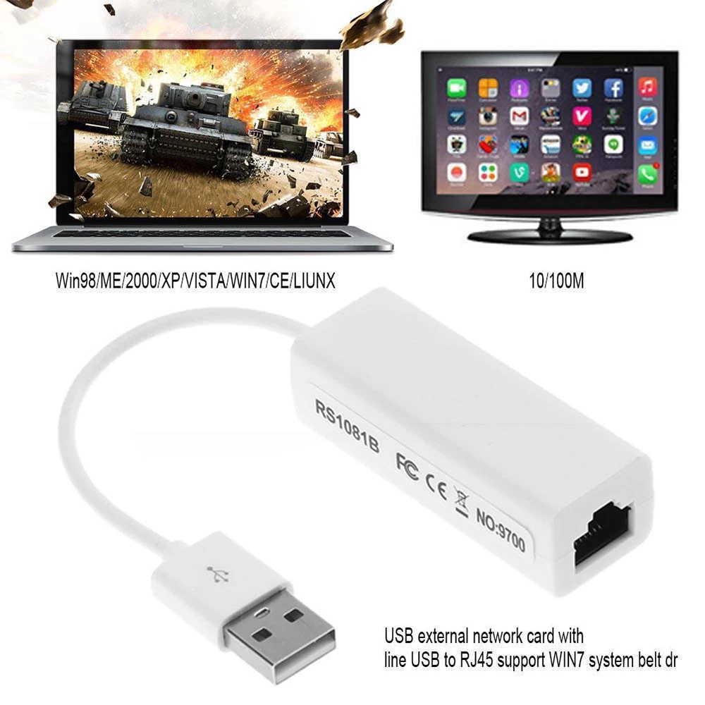 USB Ethernet адаптер к RJ45 Lan внешняя сетевая карта 10/100/1000 Мбит/с гигабитный lan-адаптера