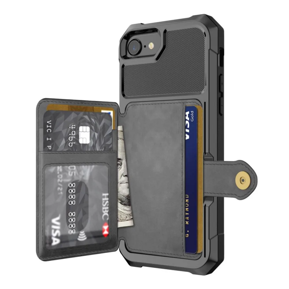 Роскошный кошелек PU автомобильный Магнитный чехол для iPhone X XS XR XS Max 6 6 S 7 8 плюс держатель для карт кошелек кожаный флип-чехол Пряжка Fundas