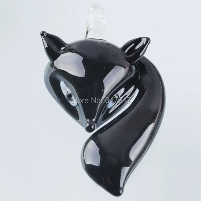 Бесплатная доставка смешанных цветов 7 шт. умная лиса Glass стеклянная бусина