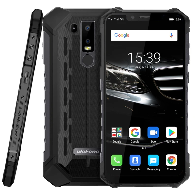 Ulefone Armor 6E IP68 Водонепроницаемые мобильные телефоны Android 9 0 6 2 &quotHelio P70 4G + 64G Face ID NFC