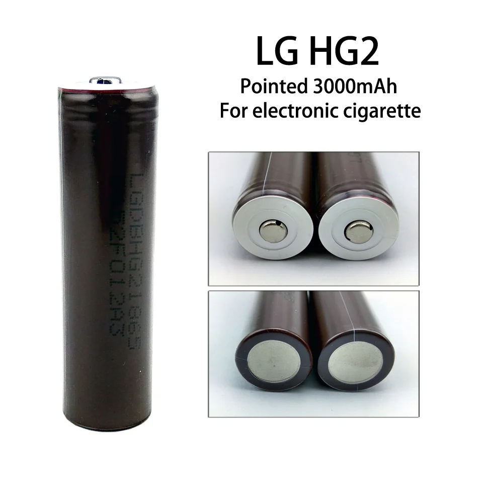 3 шт. Новый оригинальный литий ионный непрерывный разряд для LG 18650HG2 3000 6 18650 20A