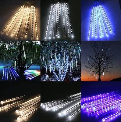 Разноцветные светодиодные гирлянды метеоритный дождь 30 см|string lights outdoor|string
