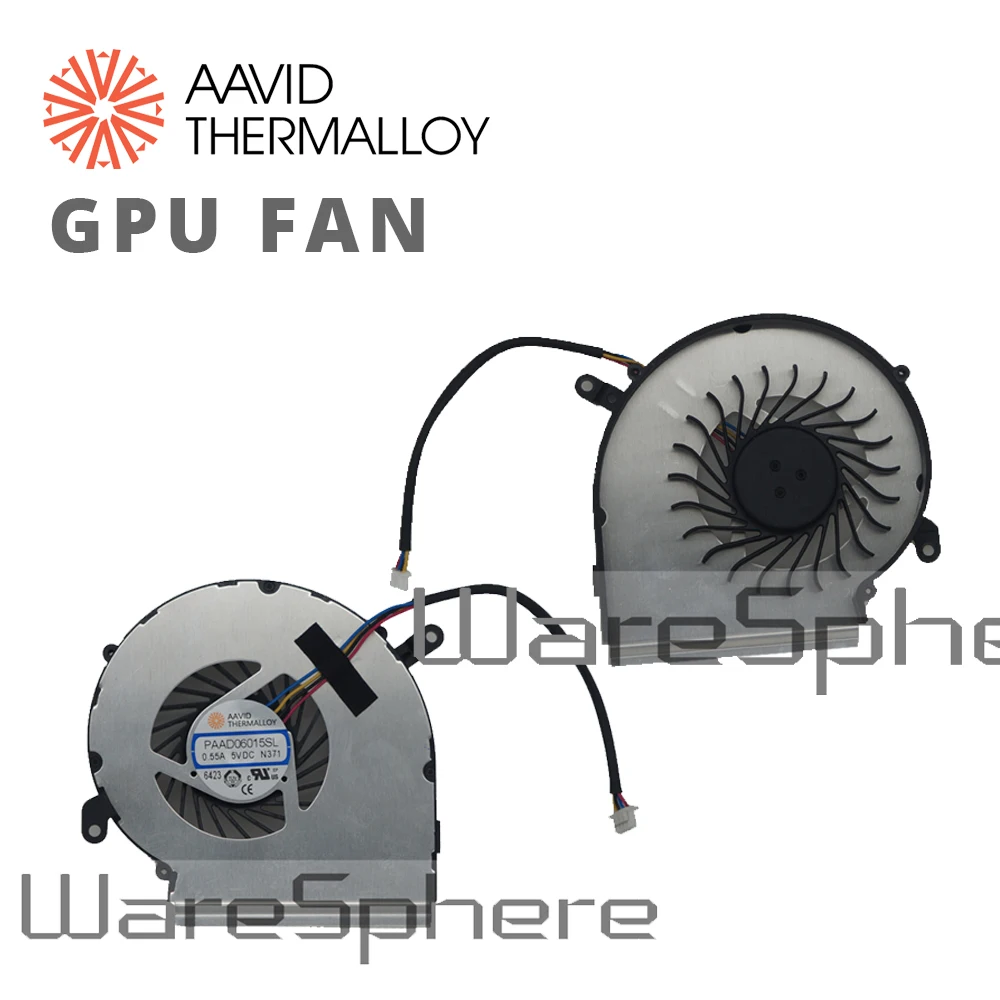 Новый оригинальный вентилятор охлаждения ЦП и ГП для MSI GE62VR GP62MVR GL62M искусственная
