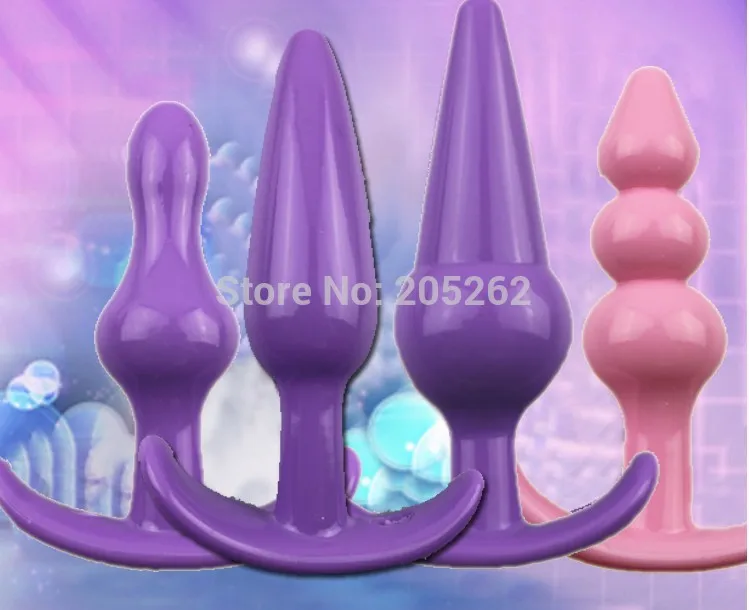 4pcs/set Hot sale Silicone anal plug sex toys butt Beads prostate massage products for men or women | Красота и здоровье