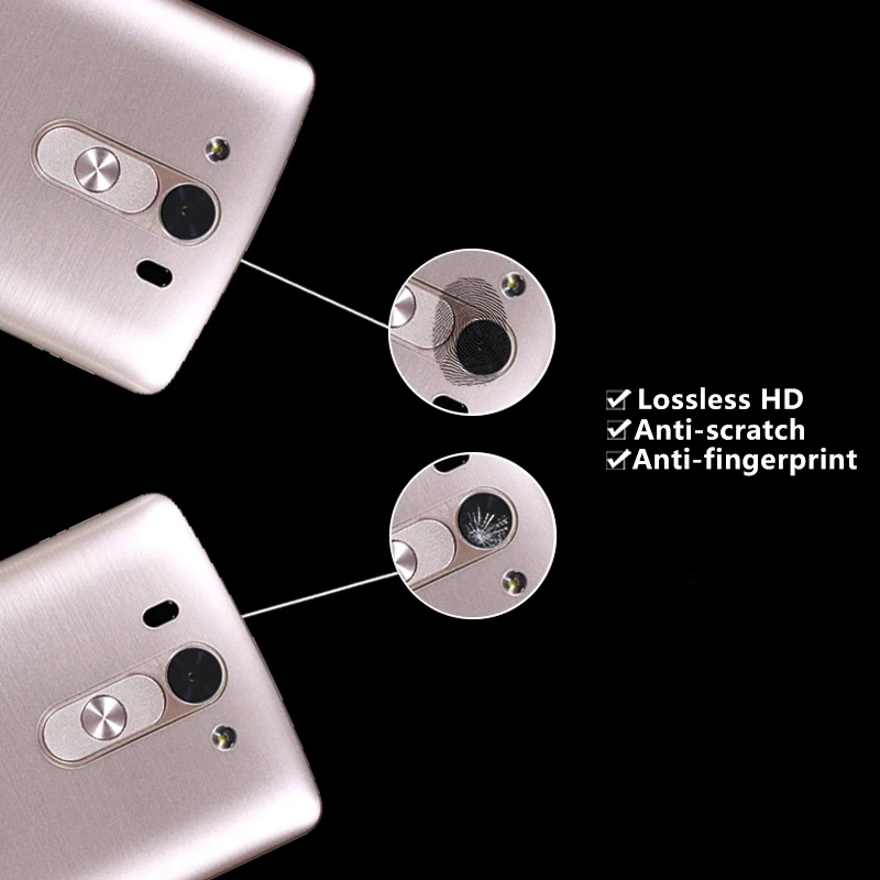Ультра тонкая задняя Камера объектив из закаленного Стекло пленка для LG G3mini G3 Beat