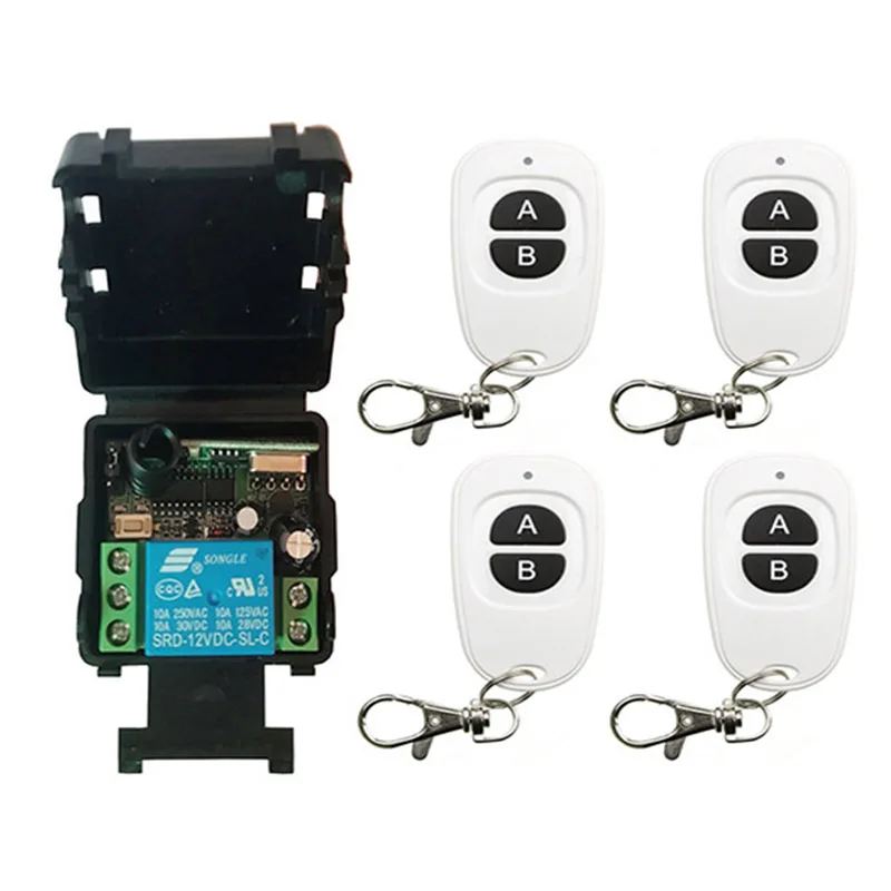DC12V 24 В 1CH 10A мини Беспроводной RF пульт дистанционного управления выключатель
