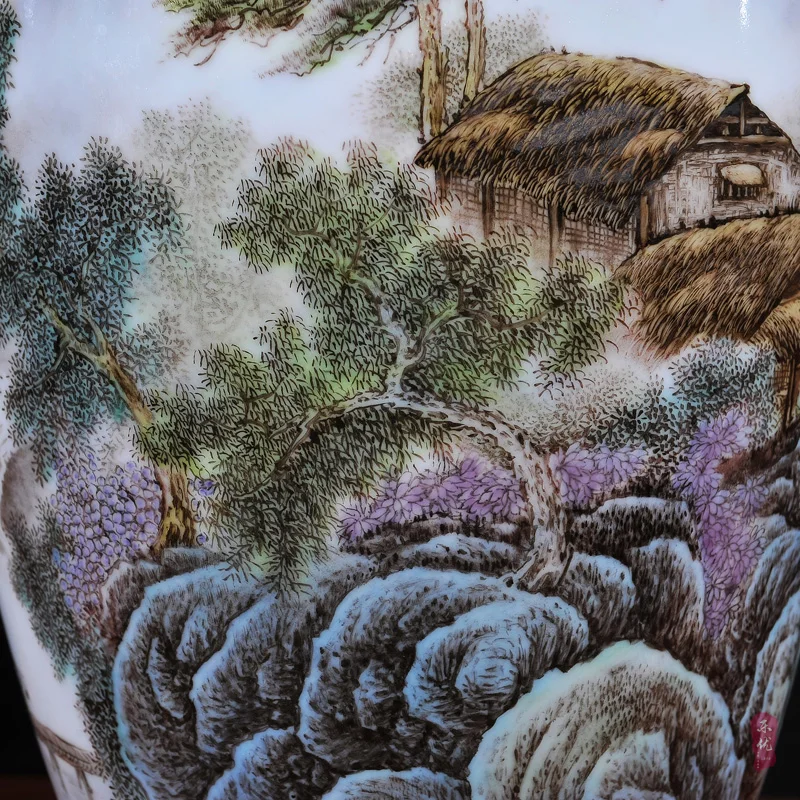 Керамика Jingdezhen Li Dongming пастель городок для гостиной домашнего интерьера модная