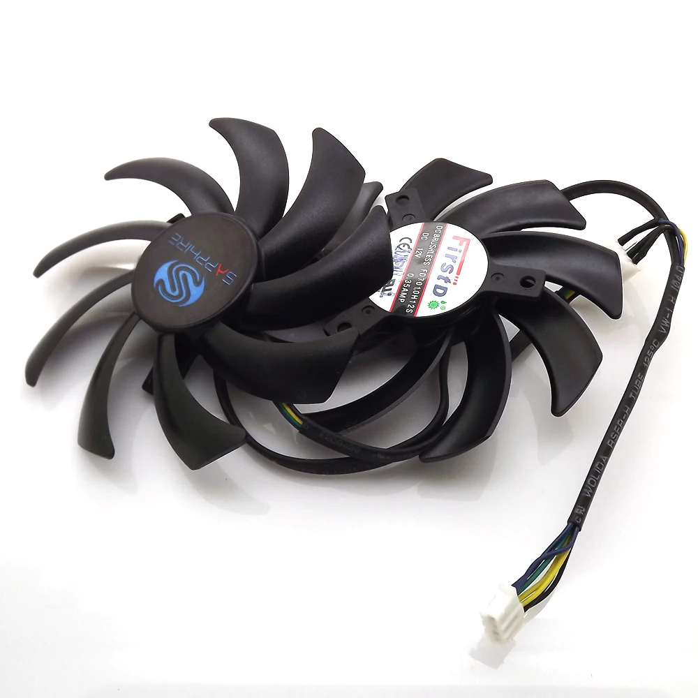 Бесплатная доставка 2pcs/много Вентилятор охлаждения для Видеокарт Firstd FD7010H12S 85 мм